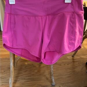 lululemon athletica Vibrant Pink Athletic Shorts